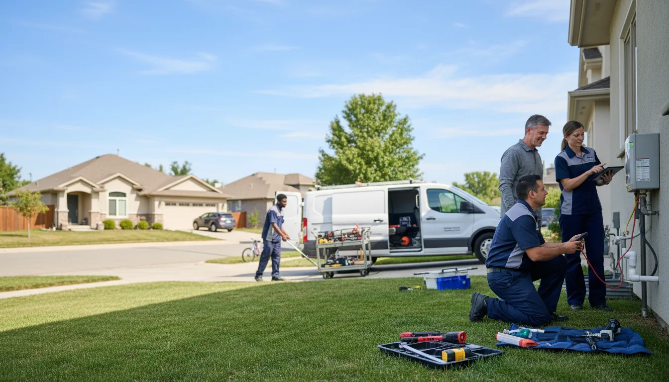 Tankless water heater service in Laurel, NE